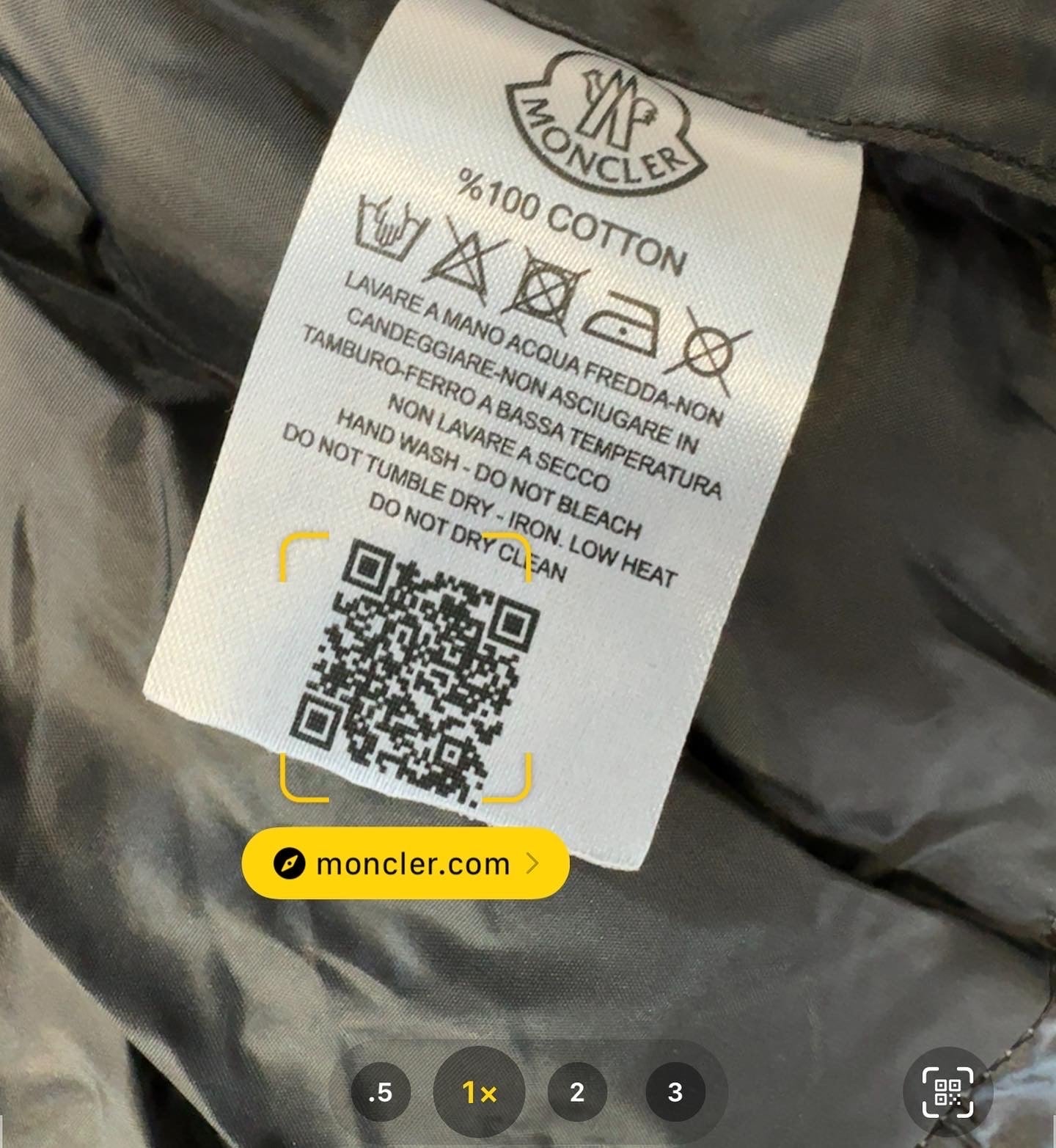 MONCLER - ΓΑΛΑΖΙΟ ΑΜΑΝΙΚΟ ΜΠΟΥΦΑΝ