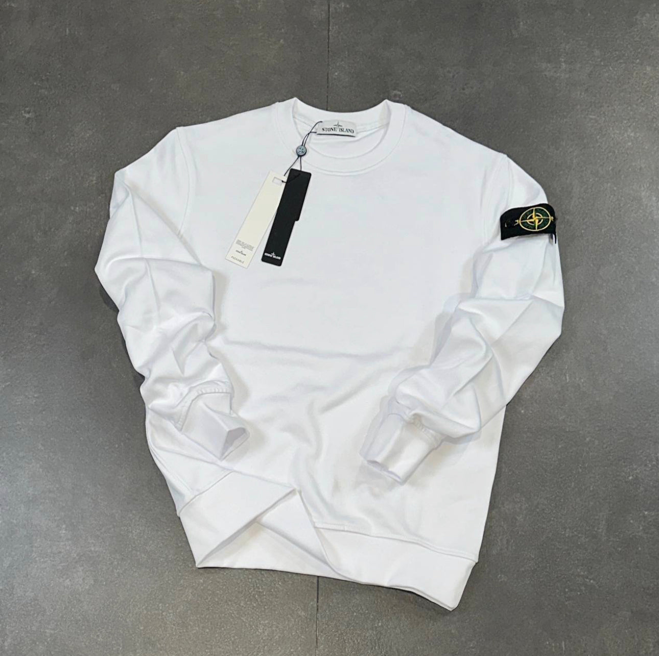 Stone Island Φουτερ Λευκο