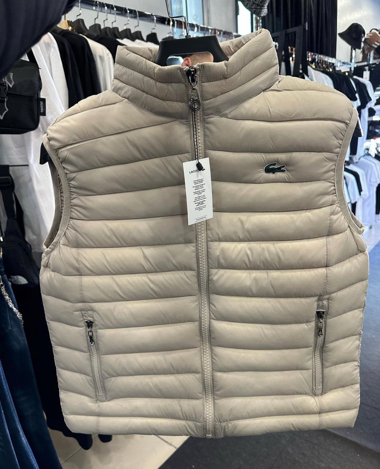 Lacoste Αμάνικο Μπουφάν