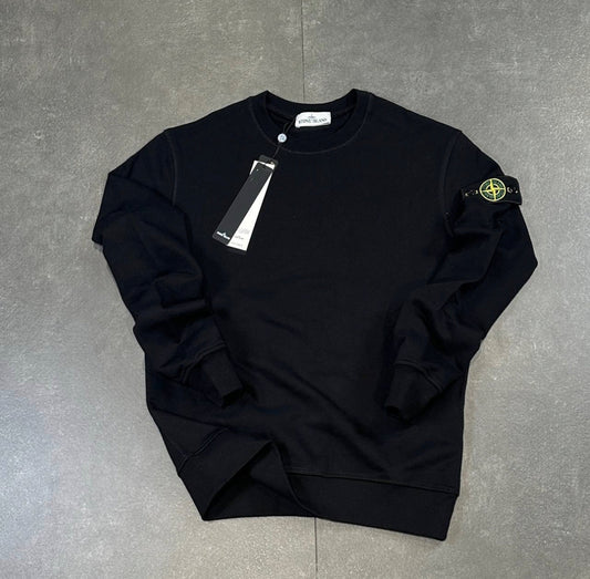 Stone Island Φουτερ Μαύρο