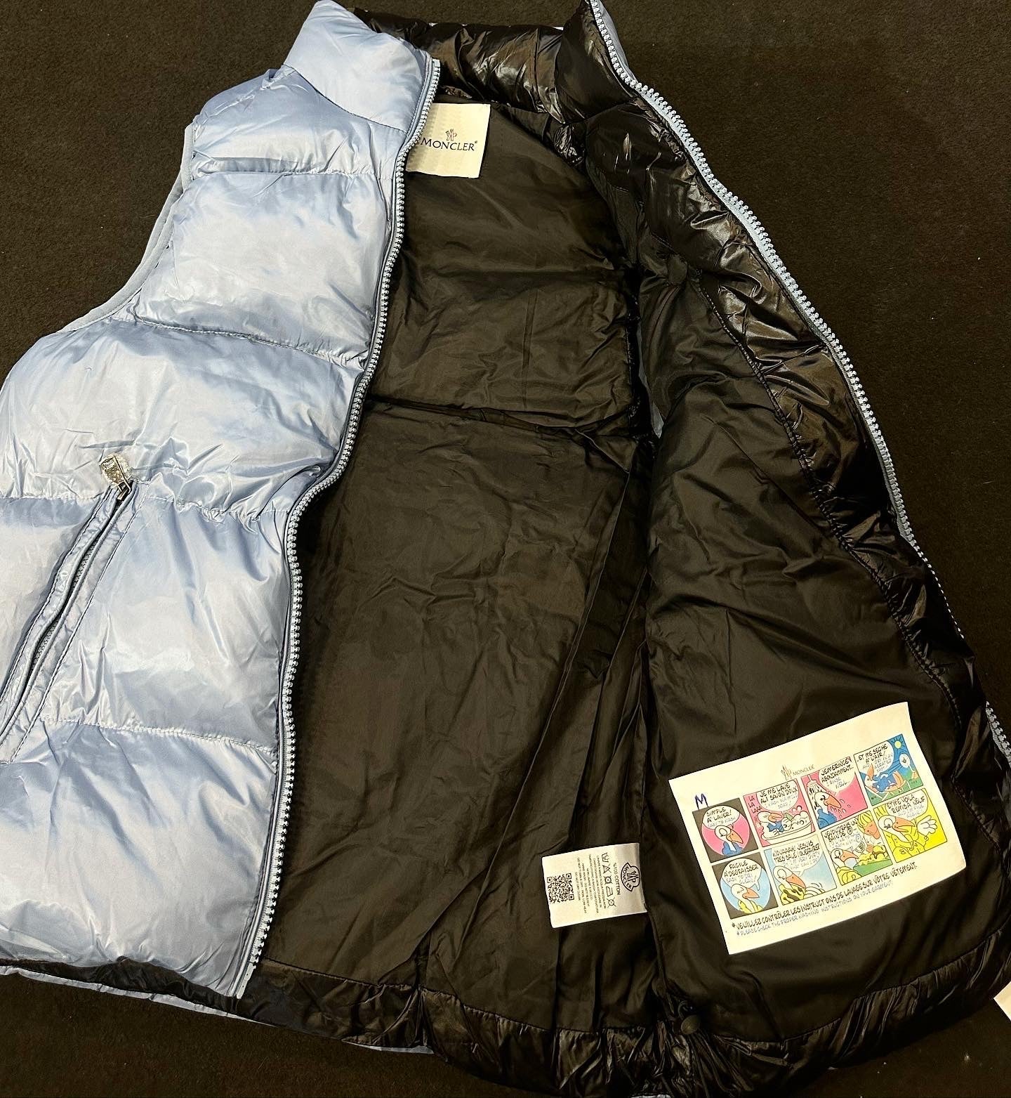 MONCLER - ΓΑΛΑΖΙΟ ΑΜΑΝΙΚΟ ΜΠΟΥΦΑΝ