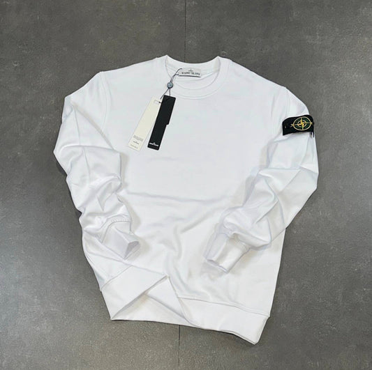 Stone Island Φουτερ Λευκο