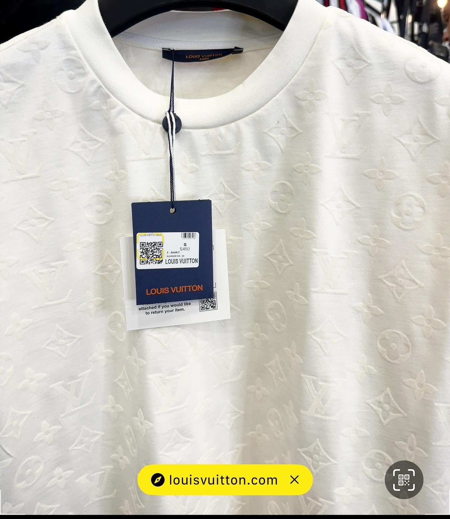 Louis Vuitton T-Shirt white 2024