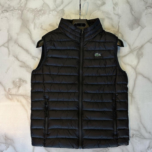 LACOSTE - ΜΑΥΡΟ ΑΜΑΝΙΚΟ ΜΠΟΥΦΑΝ 2025