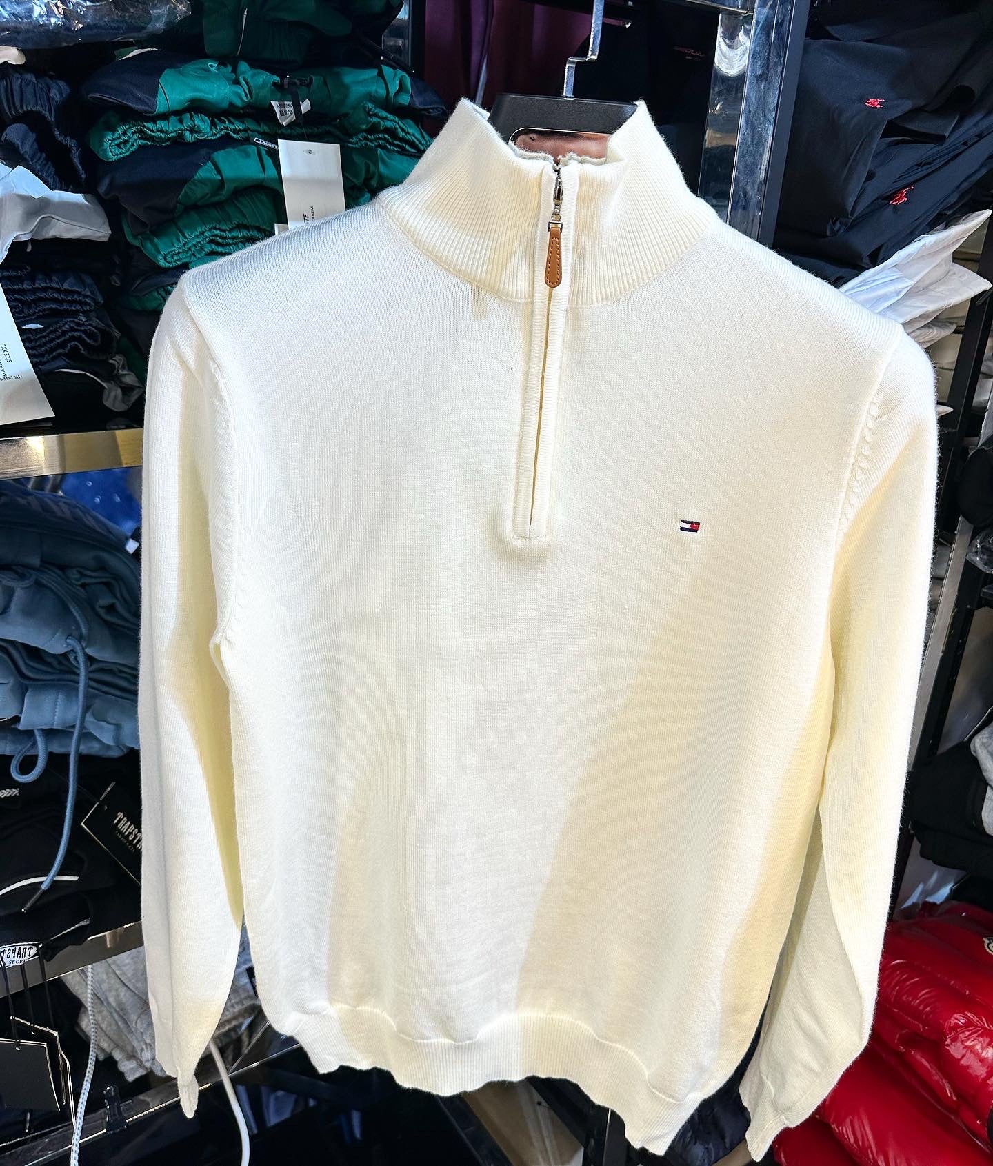 Tommy Hilfiger Λευκο Ζιβανγκο Φερμουαρ