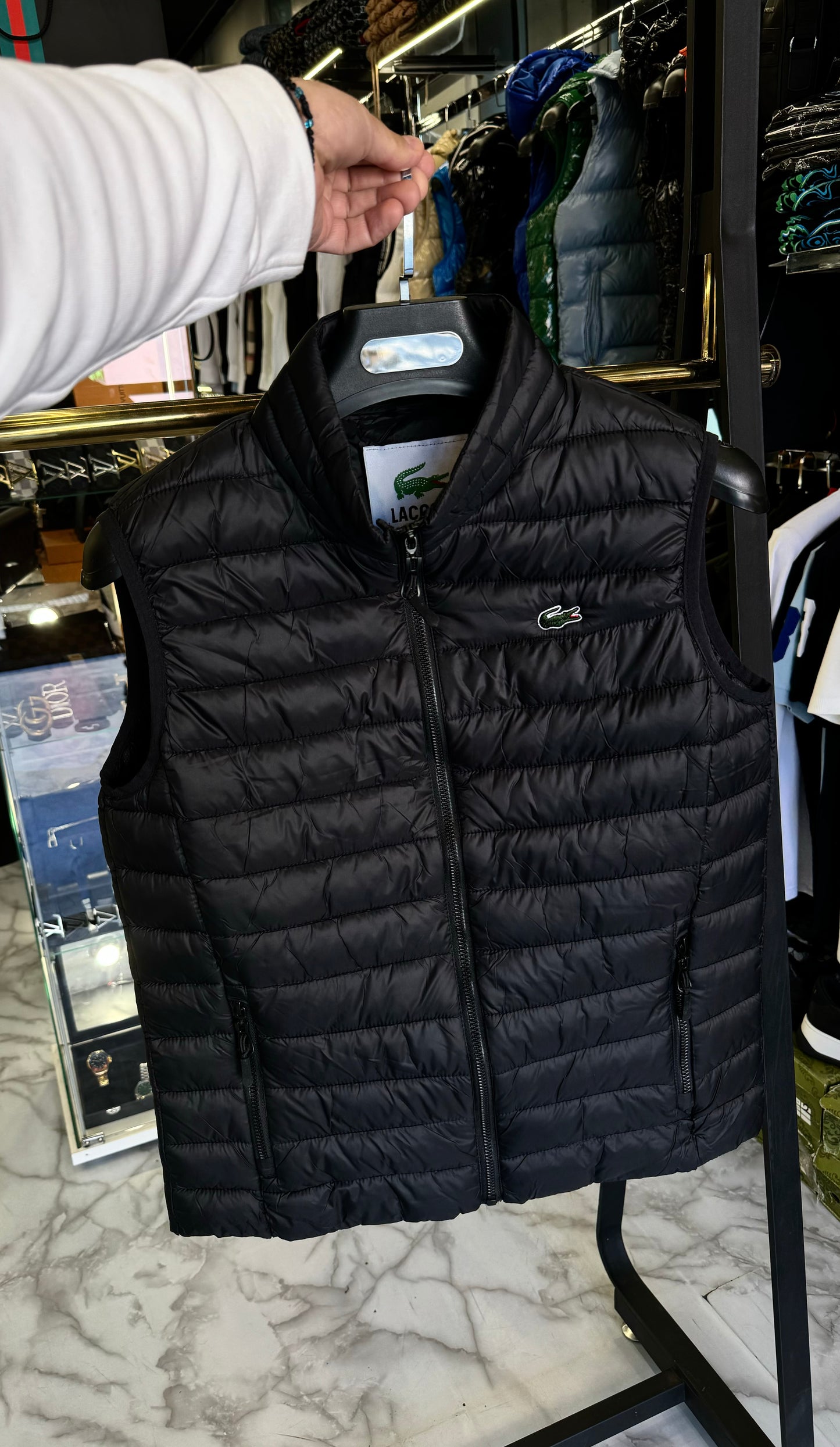 LACOSTE - ΑΜΑΝΙΚΟ ΜΠΟΥΦΑΝ