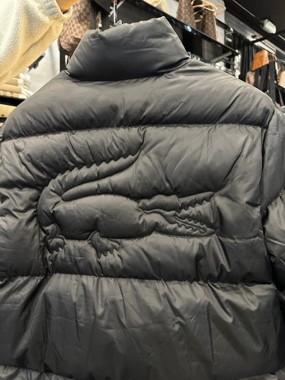 LACOSTE ΜΑΥΡΟ ΜΠΟΥΦΑΝ