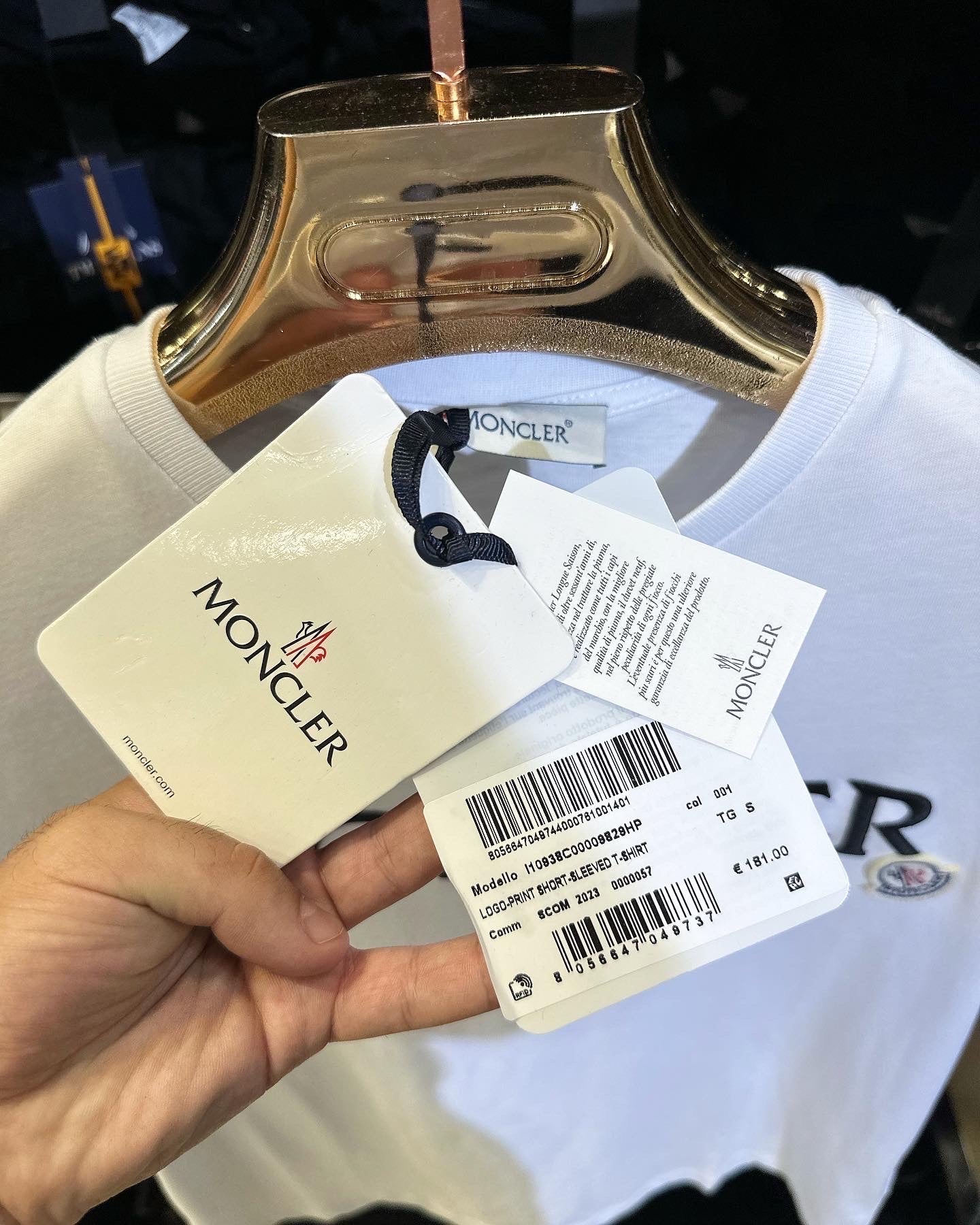 Moncler T-Shirt White