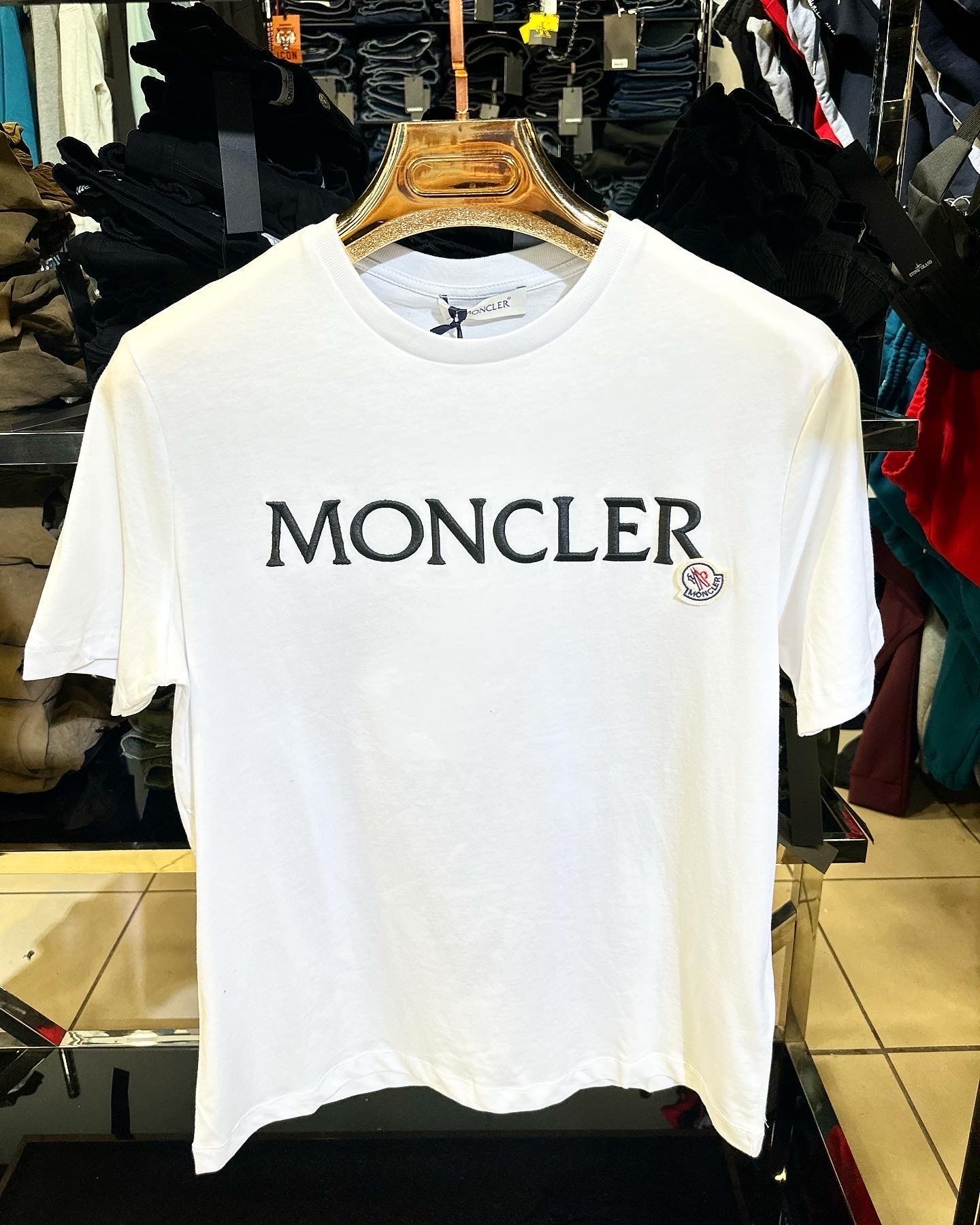 Moncler T-Shirt White